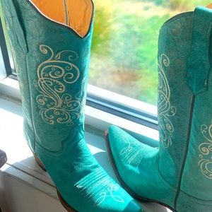 Rogers Boots women leather cowboy size 11